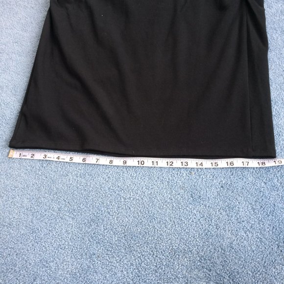 Isabel Black Short Sleeve knit Maternity Dress Size XL - Picture 10 of 15